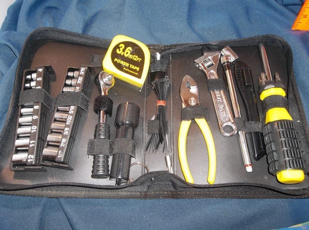 Travel Tool Set- Zippered Case