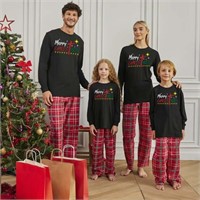 Men PJ Set M  MENS M Jesus Family Christmas Pajama