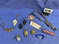 Key Chain/Fob Assortment, BSA x 2, Mini Locks