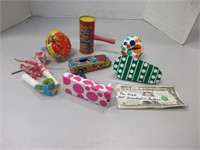 Vintage party noisemakers