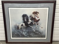 The Untamed Signed Chuck DeHaan Horse Lithograph