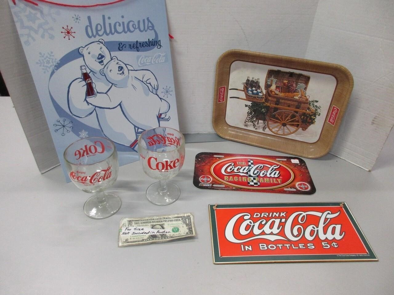 Assorted Coca-Cola items