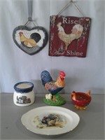 (6-pc) Rooster Decor