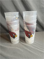 Vintage Lot of Sports Teams Cups New Cardinals
