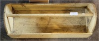 LARGE WOODEN TOOLTRAY
