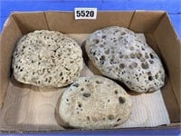 Box of 3 Large Rocks