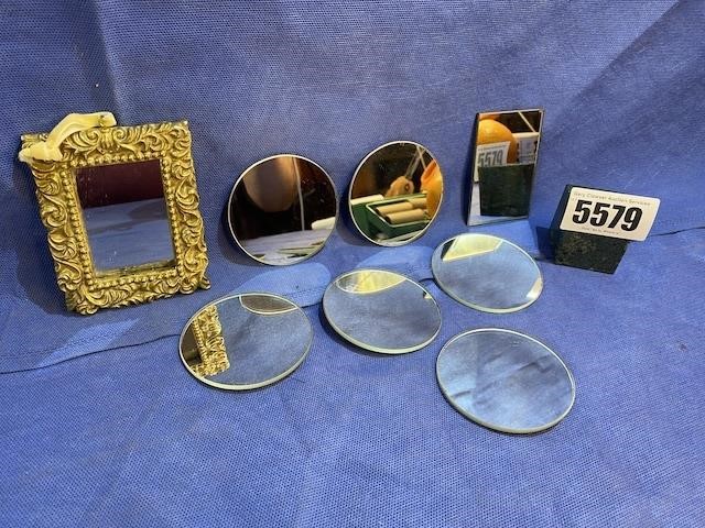 Mini Mirror Collection, 6 Round-3"Diameter, 1