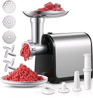 FOHERE Electric Meat Grinder, Stainless Steel Saus