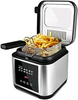 CUSIMAX Deep Fryer with Basket for Home Use,1200W