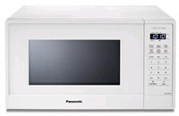 Panasonic, 1.3 Cu.Ft. Genius Microwave Oven, White