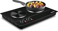 CUSIMAX Double Hot Plate, 1800W Countertop Burner