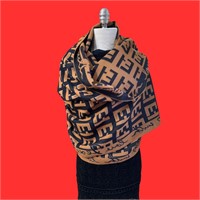 New market sample cashmere designer look scarf