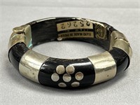 Vintage Pull Pin Hinged Bangle Bracelet