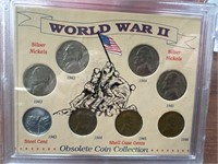World War II obsolete coin collection/4 silver