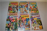 Six Various Marvel Comic Books
