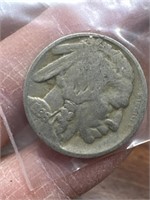 1936D Buffalo nickel