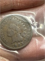 1893 Indian head penny