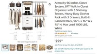 B2283 Armocity 96 Inches Closet System, 8FT