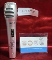 SIGNED PYLE MICROPHONE