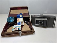 Polaroid Land Camera J66 w/ Case and Accessories.