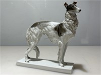 Rosenthal Porcelain Borzoi Dog Figure 9.5x3x10in