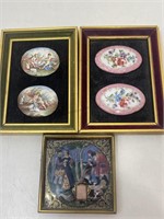 Hand Painted Porcelain Miniatures and Gold
