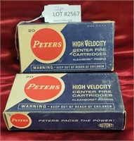 2 20 CT BOXES PETERS 308 WIN CARTRIDGES