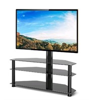 TAVR Furniture Swivel Floor TV Stand with Mount 3-