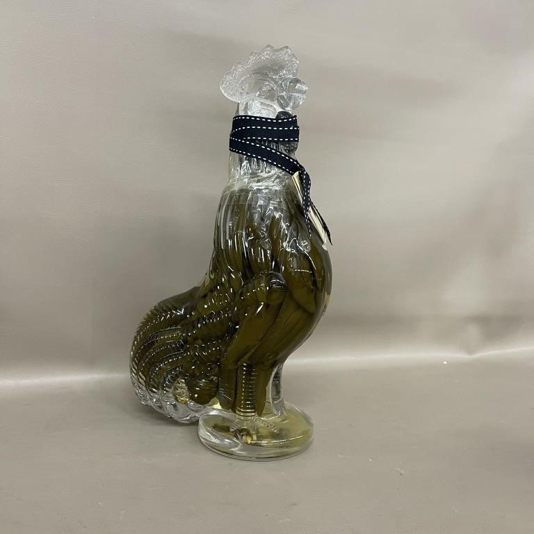 Glass Rooster Art for the Table