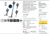 A608 FABULETTA Cordless Vacuum - 6-in-1 250W Blu