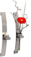 C7751  44876 Wall Candle Holder with Vase, 395 cm.