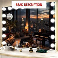 $150  FENNIO Vanity Mirror 32x24.5 with Lights