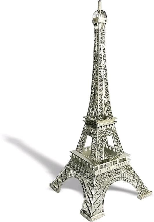 Allgala 24" Eiffel Tower Statue Decor Alloy Metal,