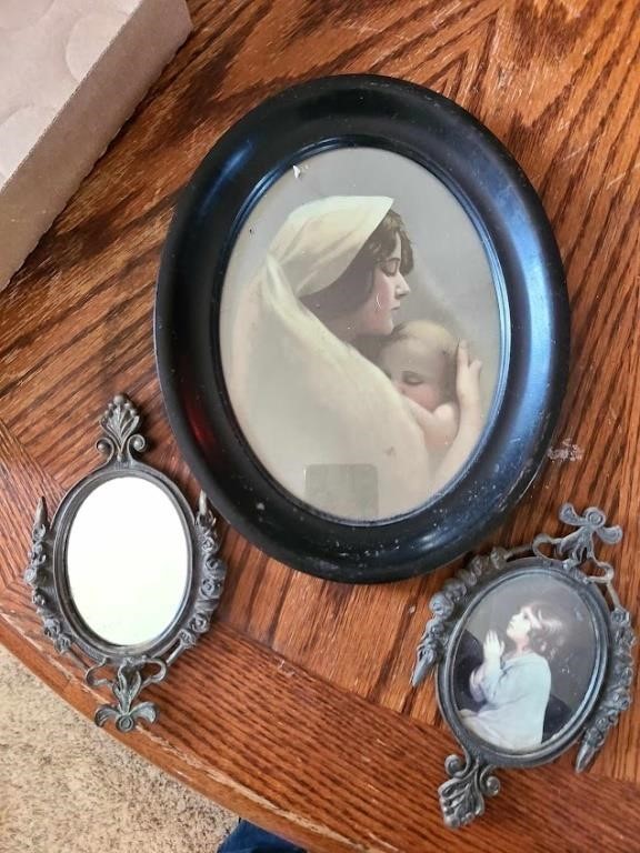 Vintage Mirrors with pictures