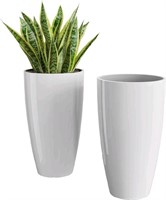 Pack of 1, 21 inch Tall Planters for Outdoor Plant