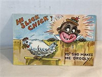 Scarce Vintage Black Americana Postcard