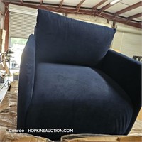 1420 Nella Upholstered Chair & A Half Blue velvet
