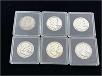 90% Silver Half Dollar Collection in cases