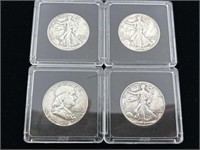 90% Silver Half Dollar Collection in cases