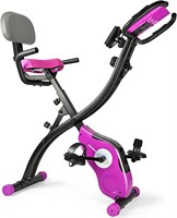 $150  Folding Exercise Bike  Purple+Grey