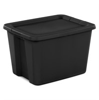 C7767  Sterilite 18 Gallon Tote Box Plastic, Black