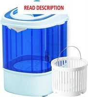 $80  INTERGREAT Portable Washer  11 Lbs  Blue