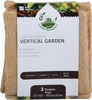 Jute Gardens 3-Tier Vertical Wall Planter -