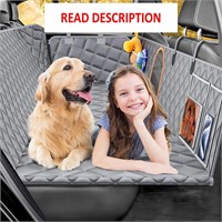 $82  Car Seat Extender for Dogs  Hard Bottom (Grey