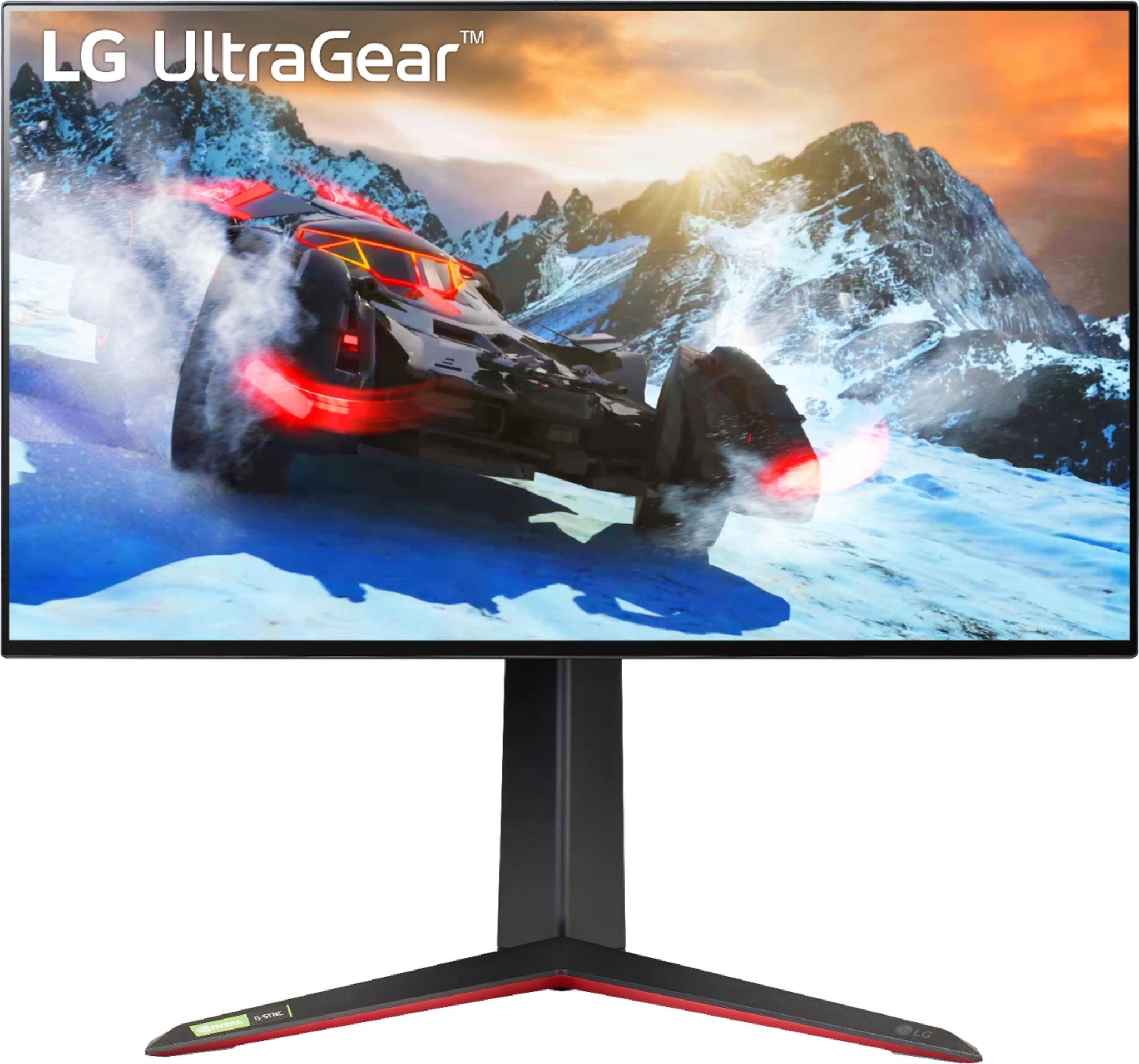 $900  LG-UltraGear 27 UHD 1-ms FreeSync Monitor