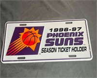 Vintage Phoenix Suns Ticket Holder License Plate