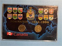 1994 Canada Normandy Loonie uncirculated