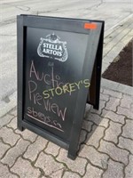 Stella Artois A-Frame Chalk Board Sign - 24 x 40
