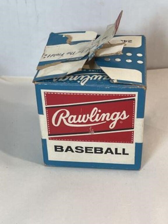 Vintage 1960S Rawlings Baseball NEW In BOX