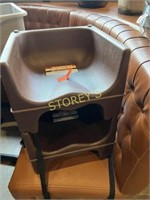 2 Brown Booster Seats